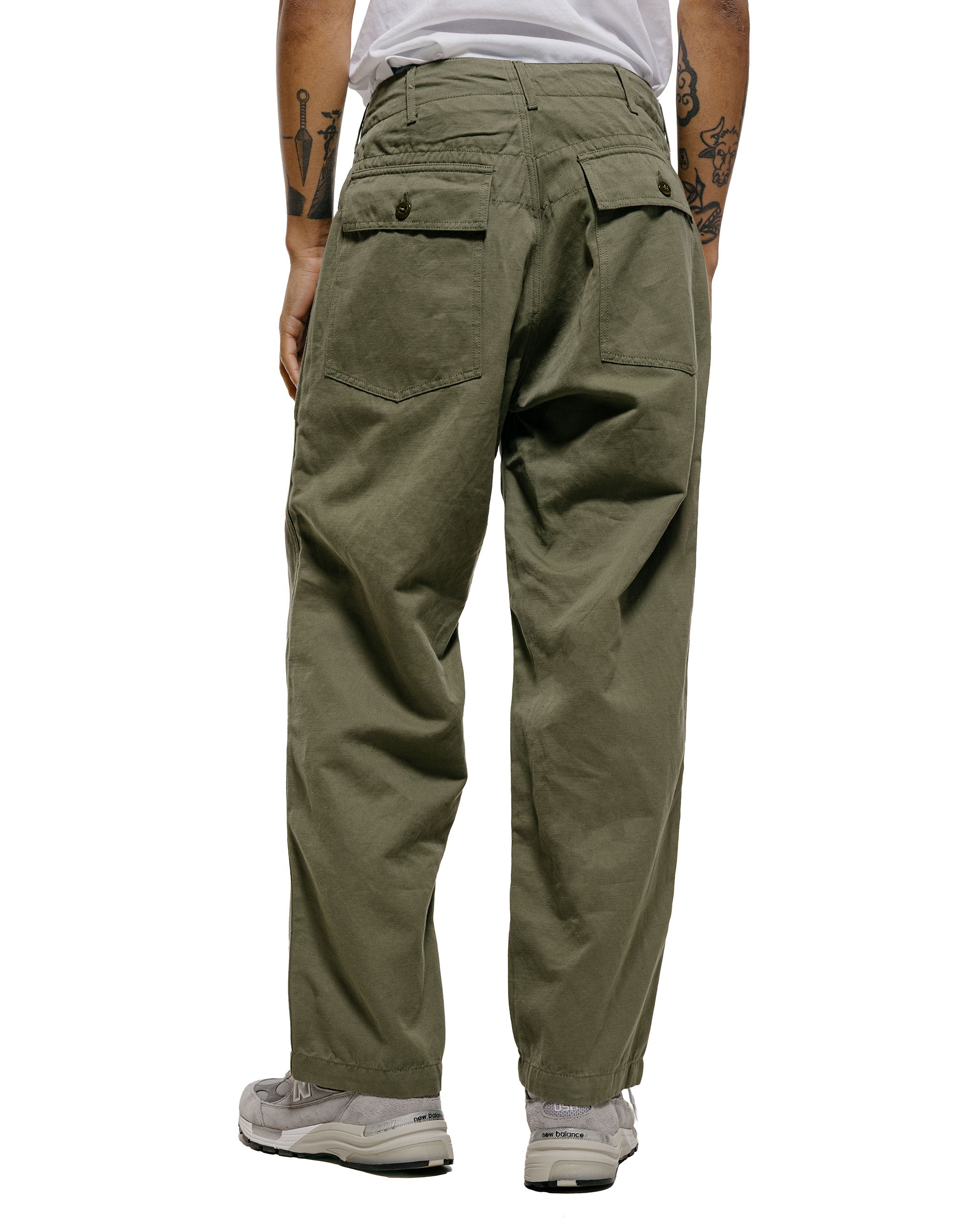 Engineered Garments Fatigue Pant Olive CL Heavy Twill