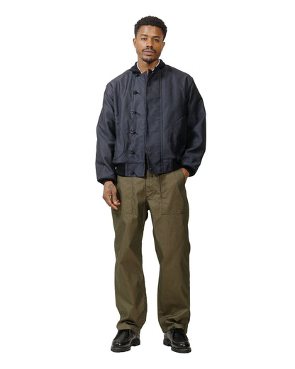 Engineered Garments Fatigue Pant Olive CP Weather Poplin model full