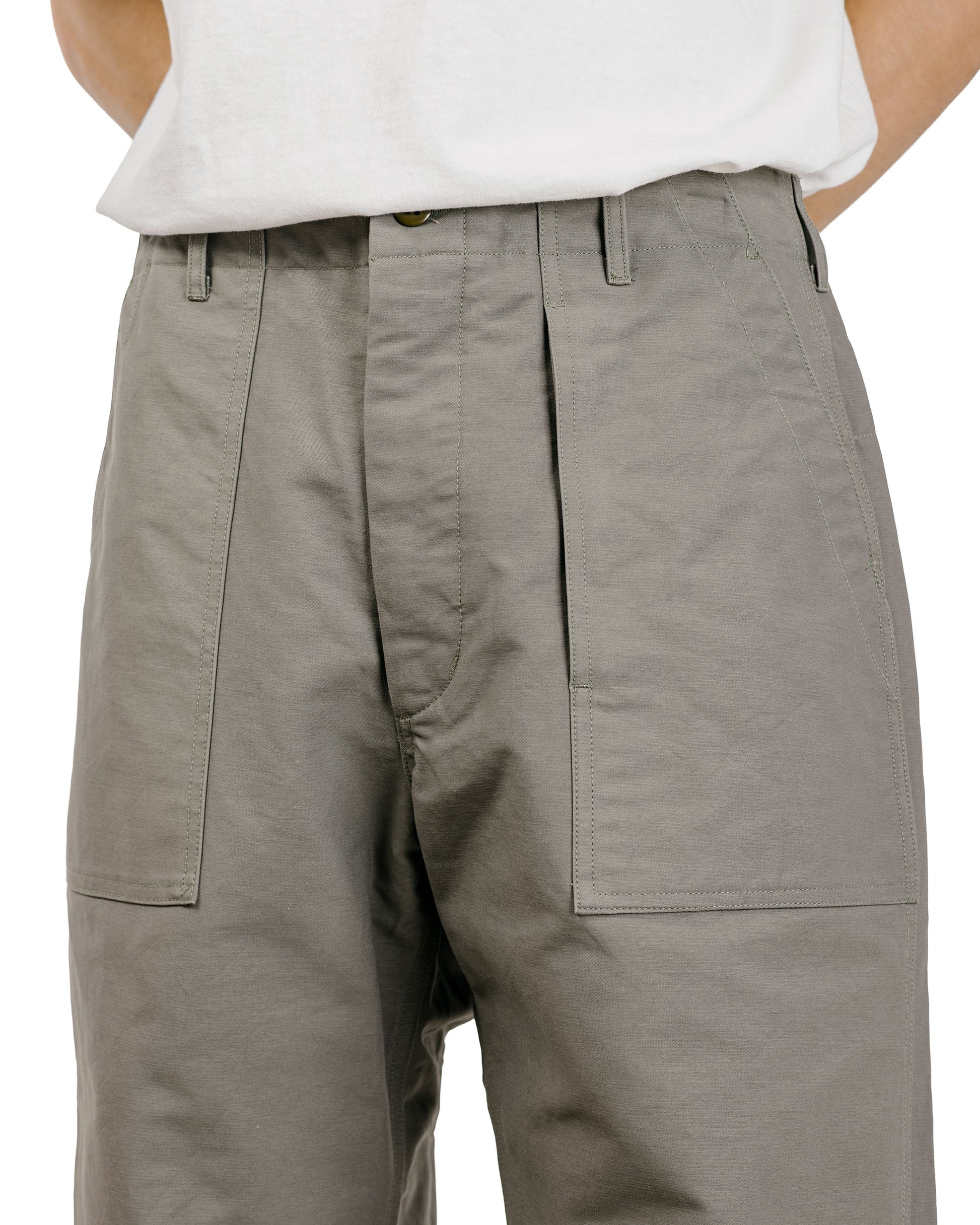 lost & found Engineered Garments Engineered Garments Fatigue Pant Olive Cotton Double Cloth