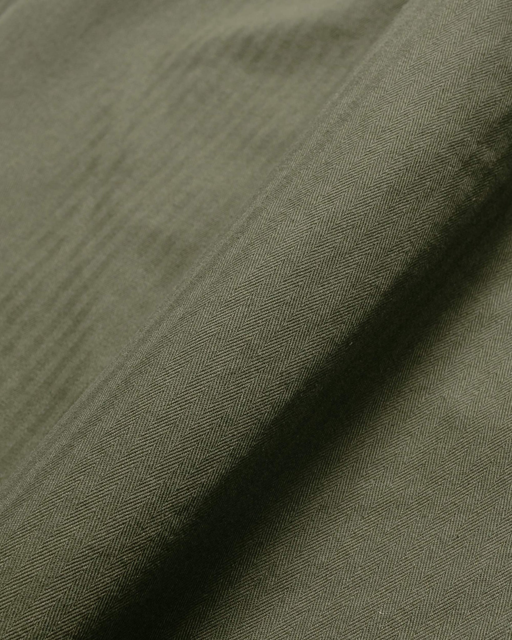 Engineered Garments Fatigue Pant Olive Cotton Herringbone Twill Fabric