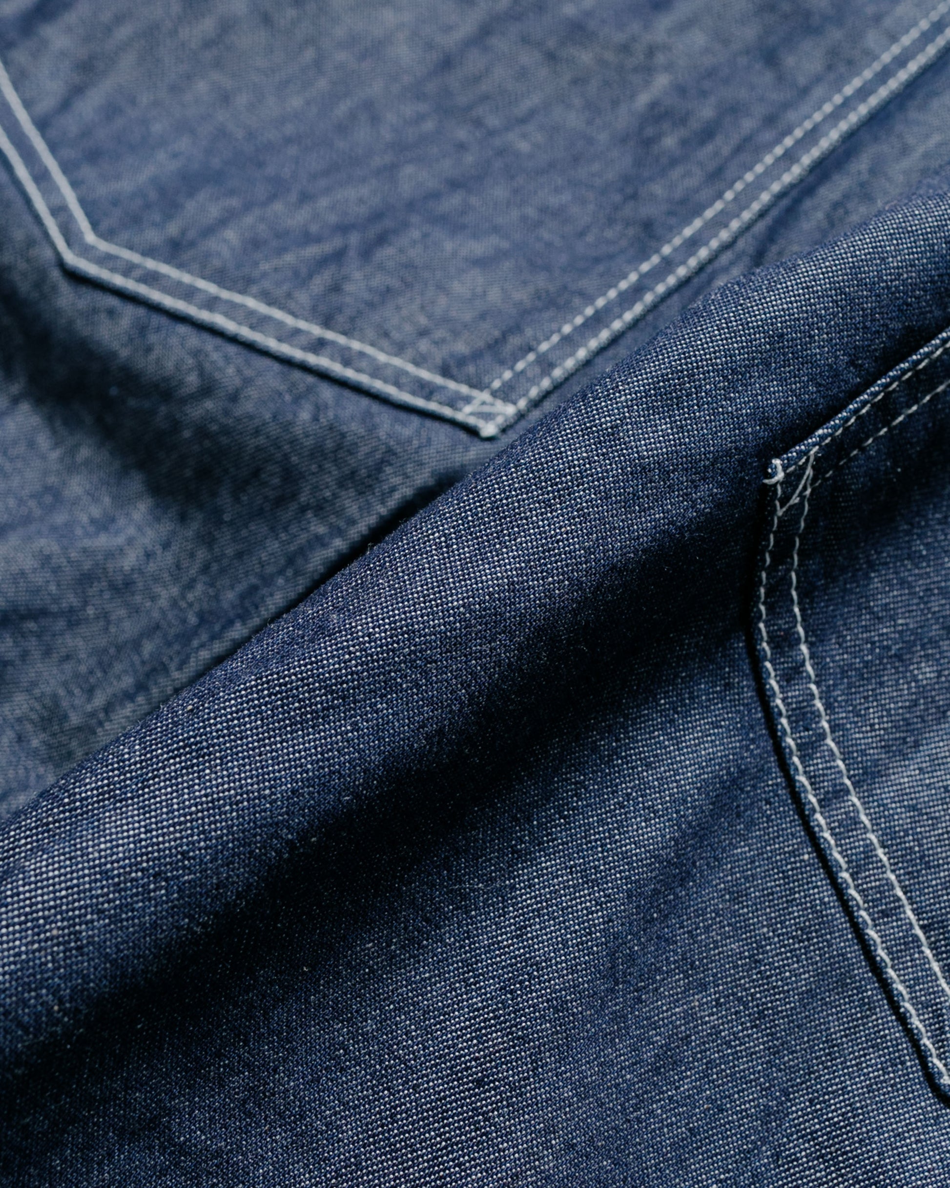 Engineered Garments Fatigue Short Indigo 8oz Cone Denim fabric