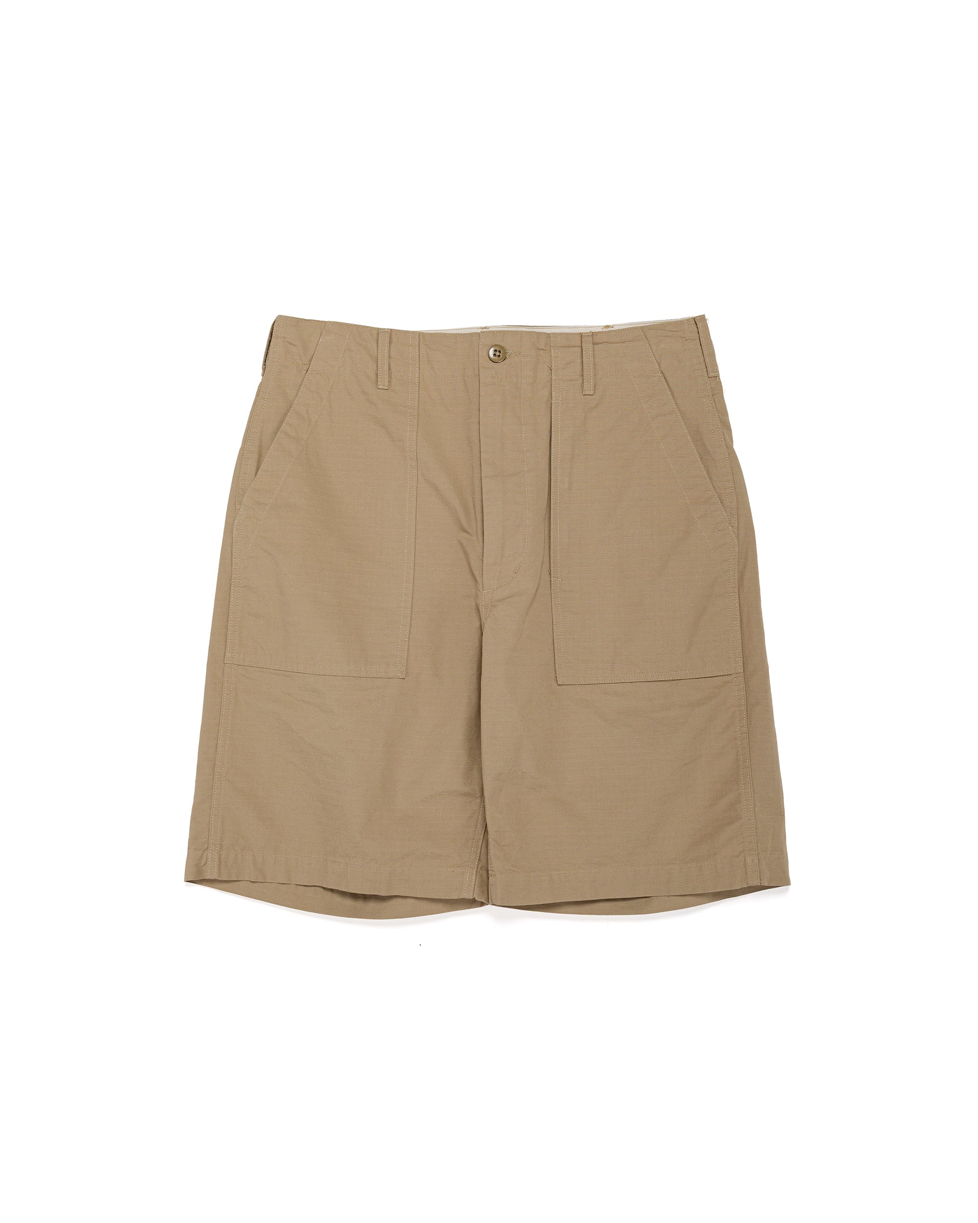 Engineered Garments Fatigue Short 카키 코튼 립스탑