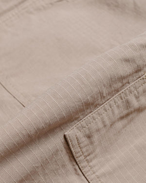 Engineered Garments Fatigue Short Khaki Cotton Ripstop fabric