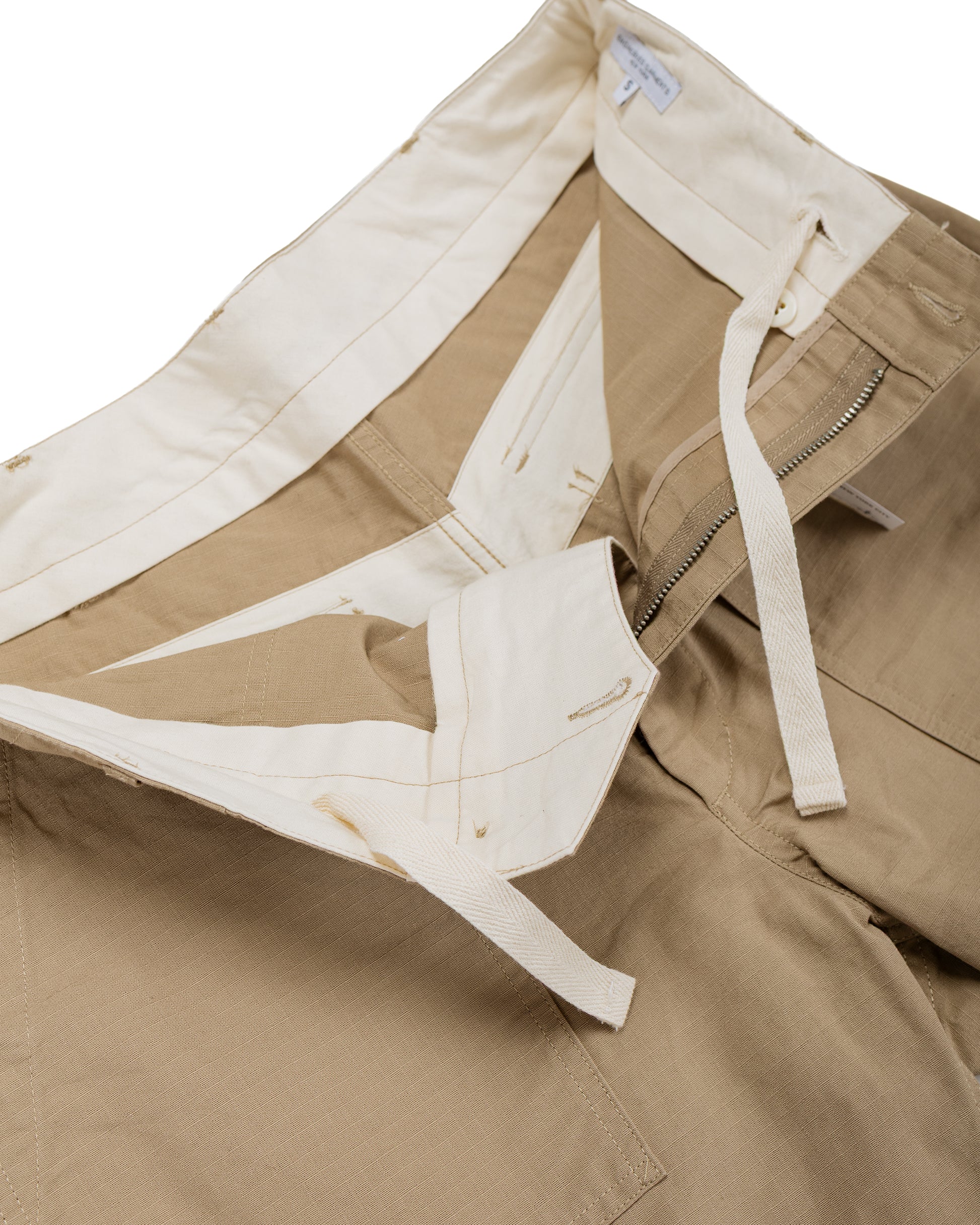 Engineered Garments Fatigue Short Khaki Cotton Ripstop