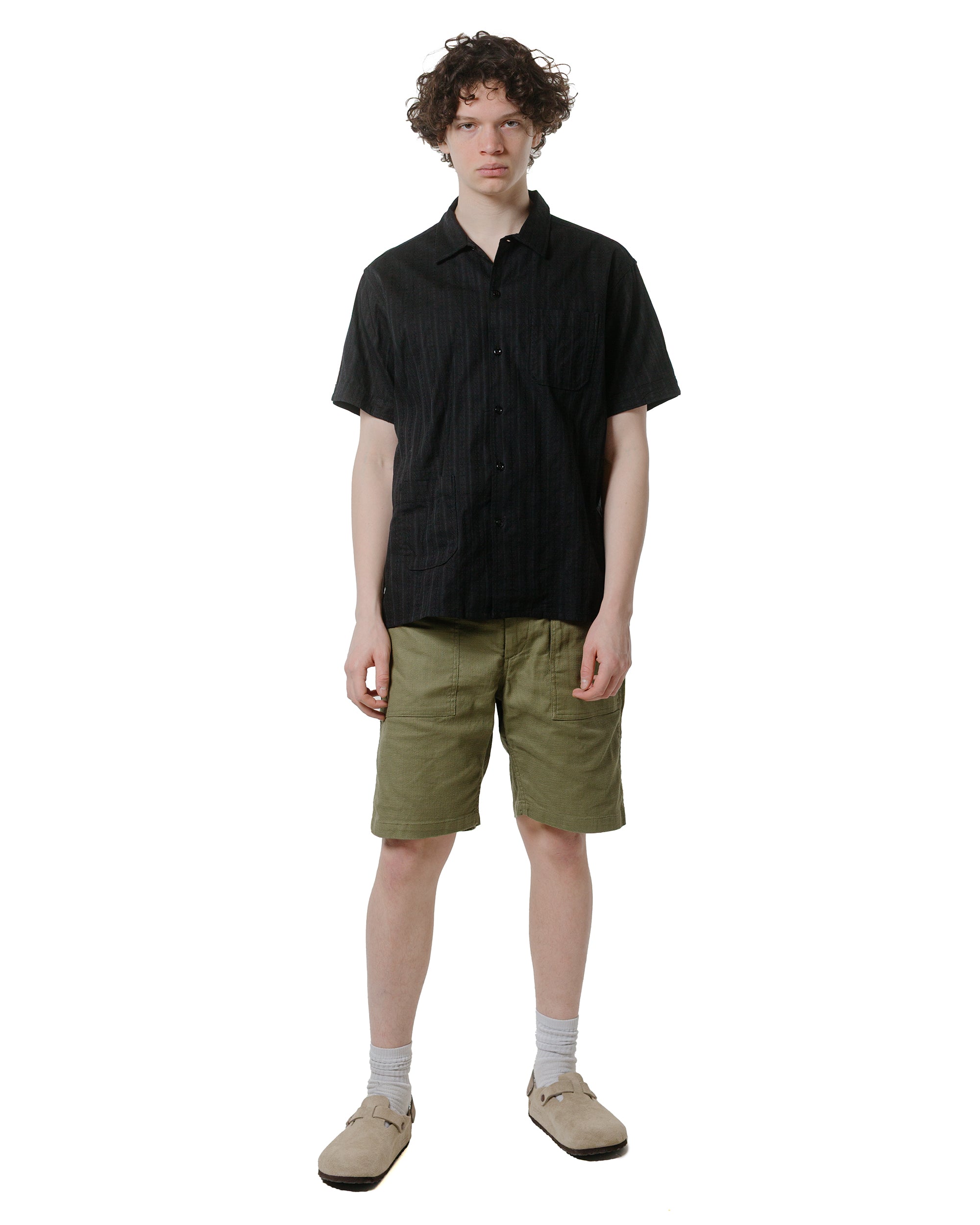 Engineered Garments Fatigue Short Olive CL Java Cloth – lost & found
