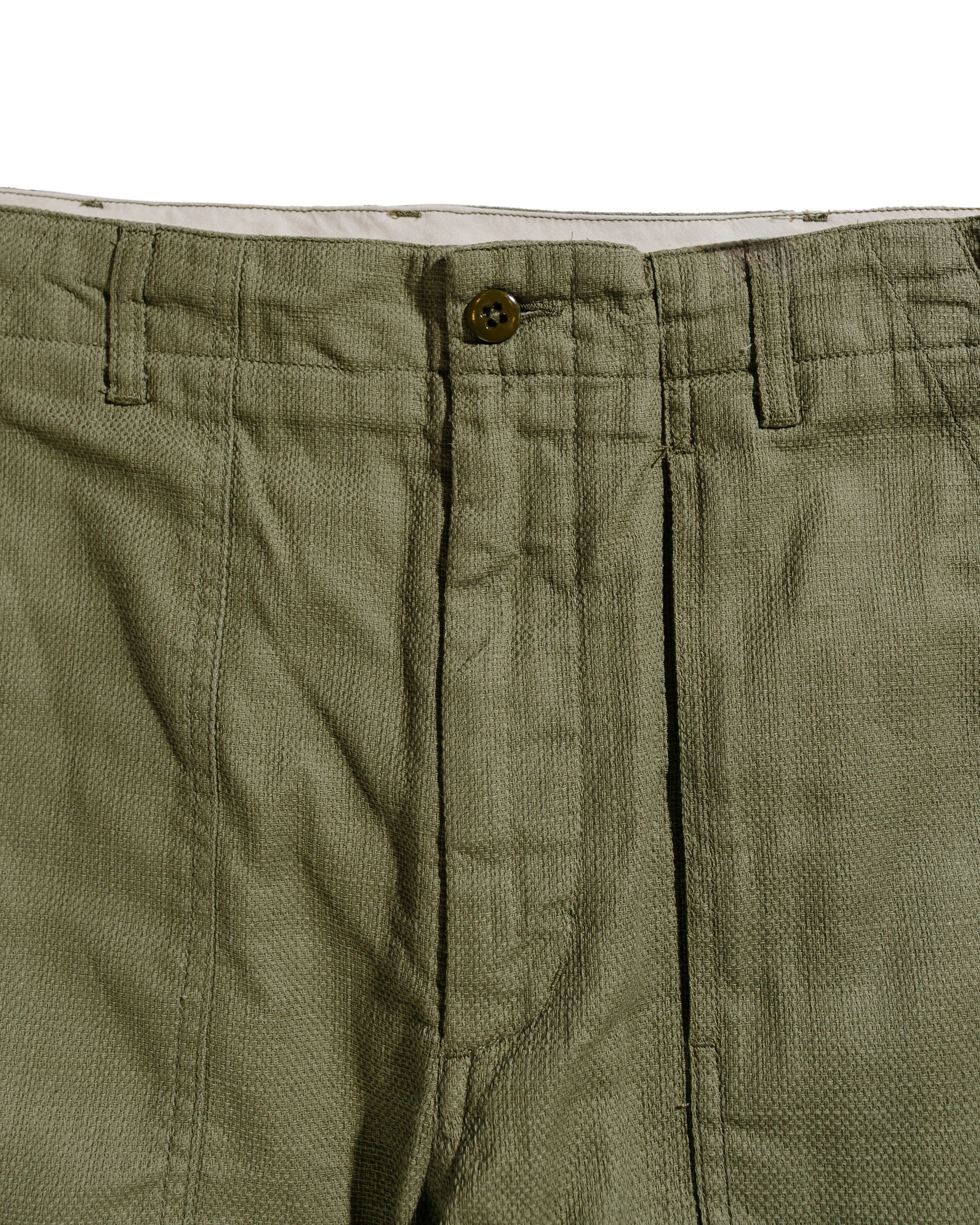 Engineered Garments Fatigue Short Olive CL Java Cloth – lost & found