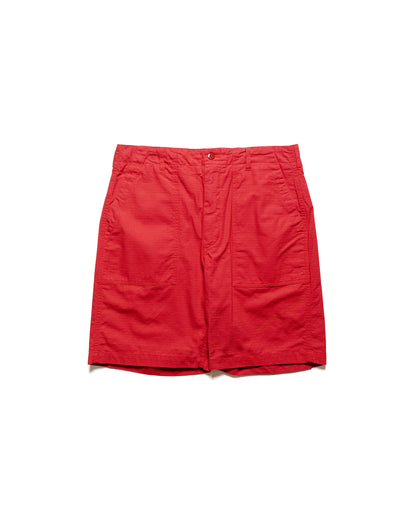 Engineered Garments Fatigue Short Red Cotton Ripstop 