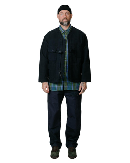 Engineered Garments Field Pant Dark Navy Cotton Herringbone Twill model full