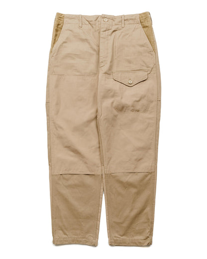 Engineered Garments Field Pant Khaki Cotton Herringbone Twill