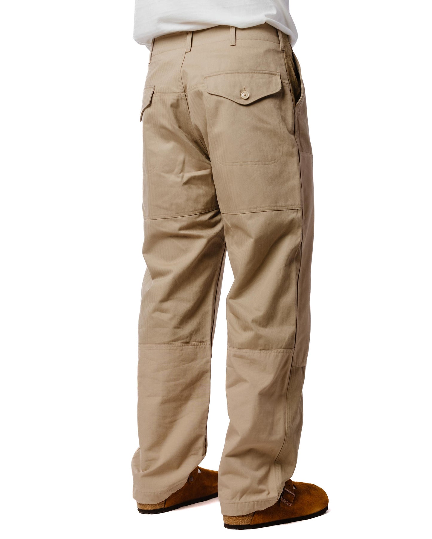 Engineered Garments Field Pant Khaki Cotton Herringbone Twill