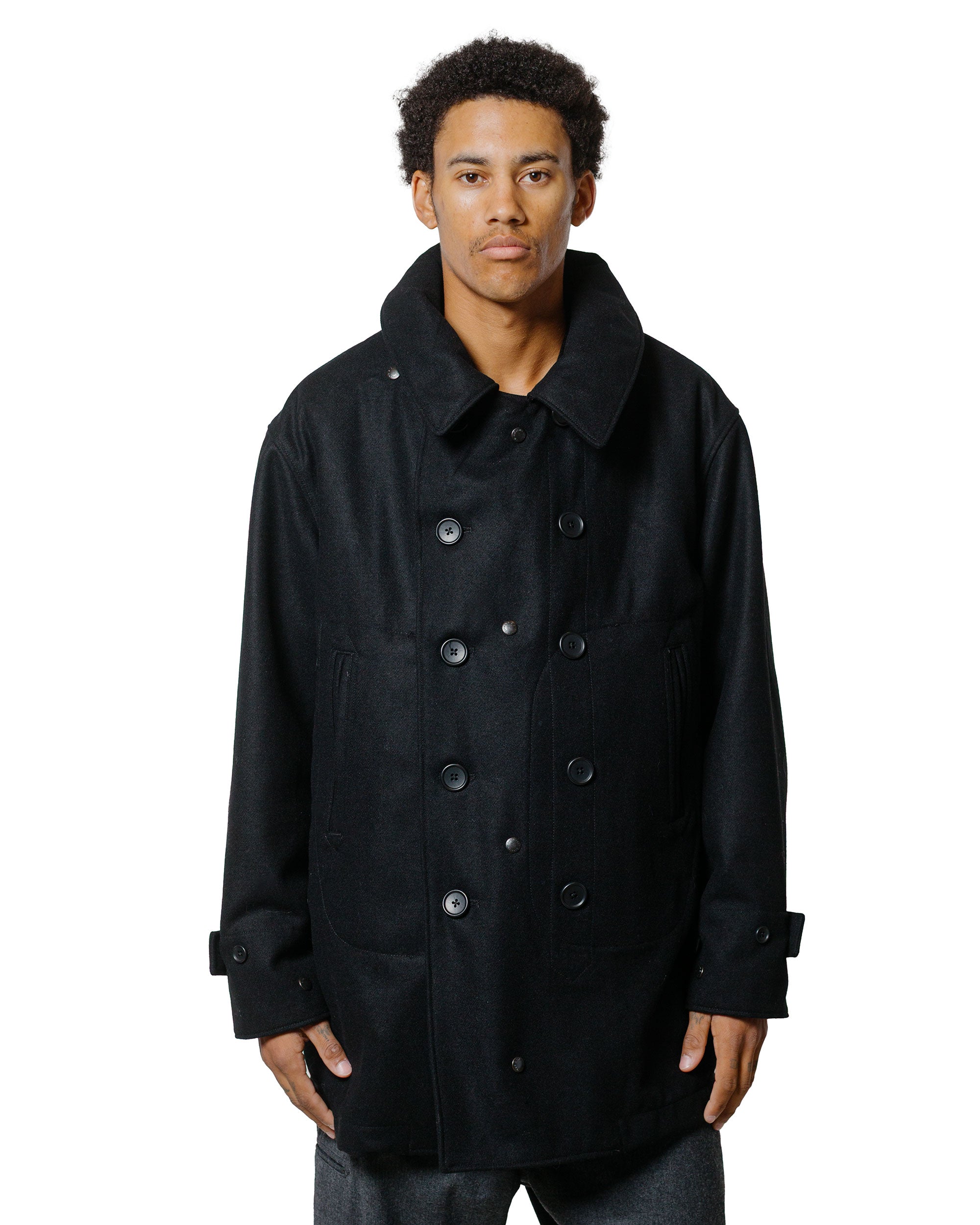 ジャケット・アウター Engineered Garments NY fireman jacket Engineered Garments - LL Jacket - Olive/Navy Forest Camo Jq