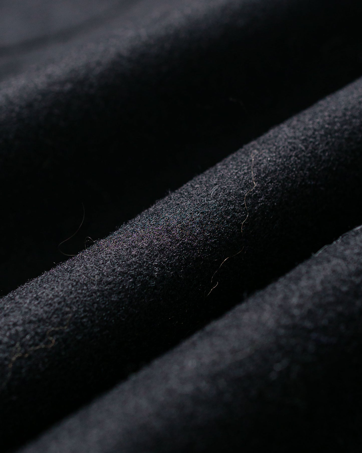 Engineered Garments Fireman Jacket Black 24oz Wool Melton