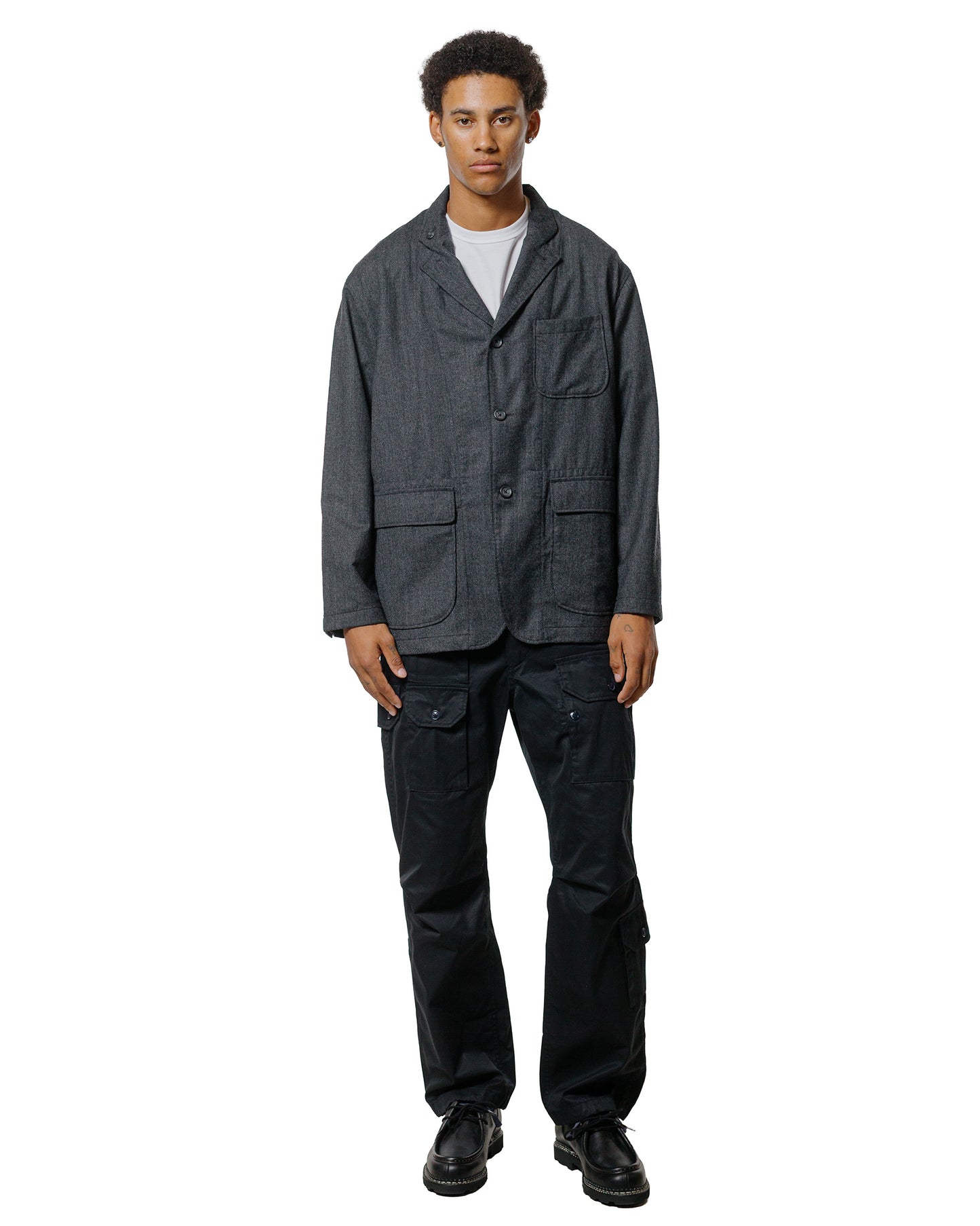 Engineered Garments Flight Pant Dark Navy Cotton Ventile Twill