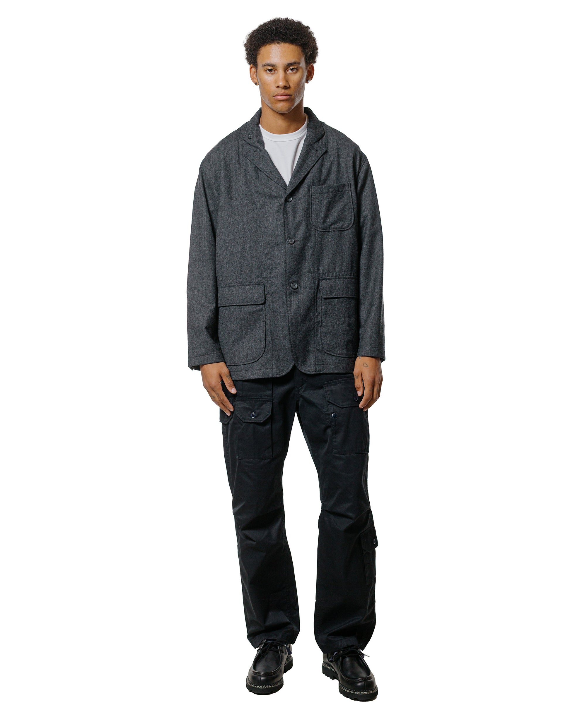 Engineered Garments Flight Pant Dark Navy Cotton Ventile Twill