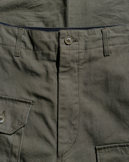 Engineered Garments Flight Pant Olive Heavyweight Cotton Ripstop