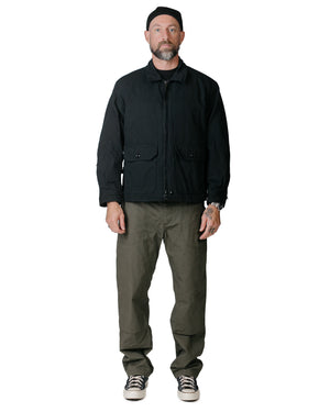 Engineered Garments G8 Jacket Black Heavyweight Cotton Ripstop model full