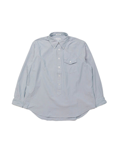 Engineered Garments IVY BD Shirt Blue Cotton Iridescent