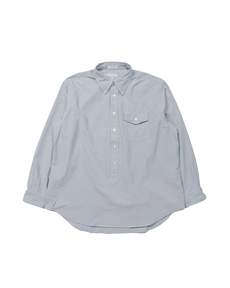 Engineered Garments IVY BD Shirt Blue Cotton Iridescent