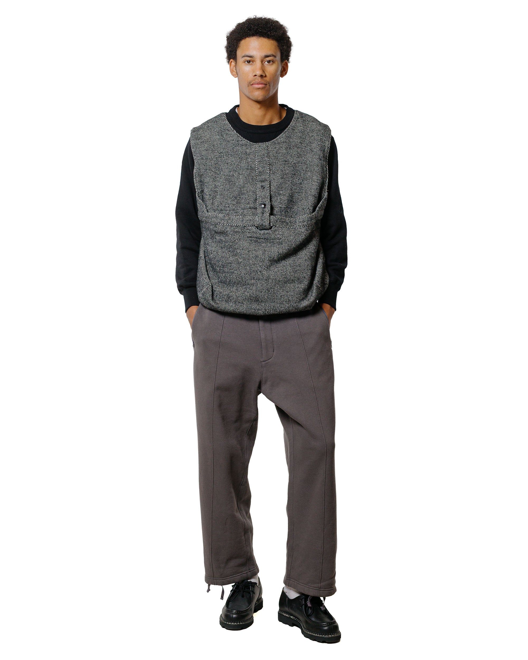 Engineered Garments Knit Leisure Pant Graphite 12oz Cotton Fleece