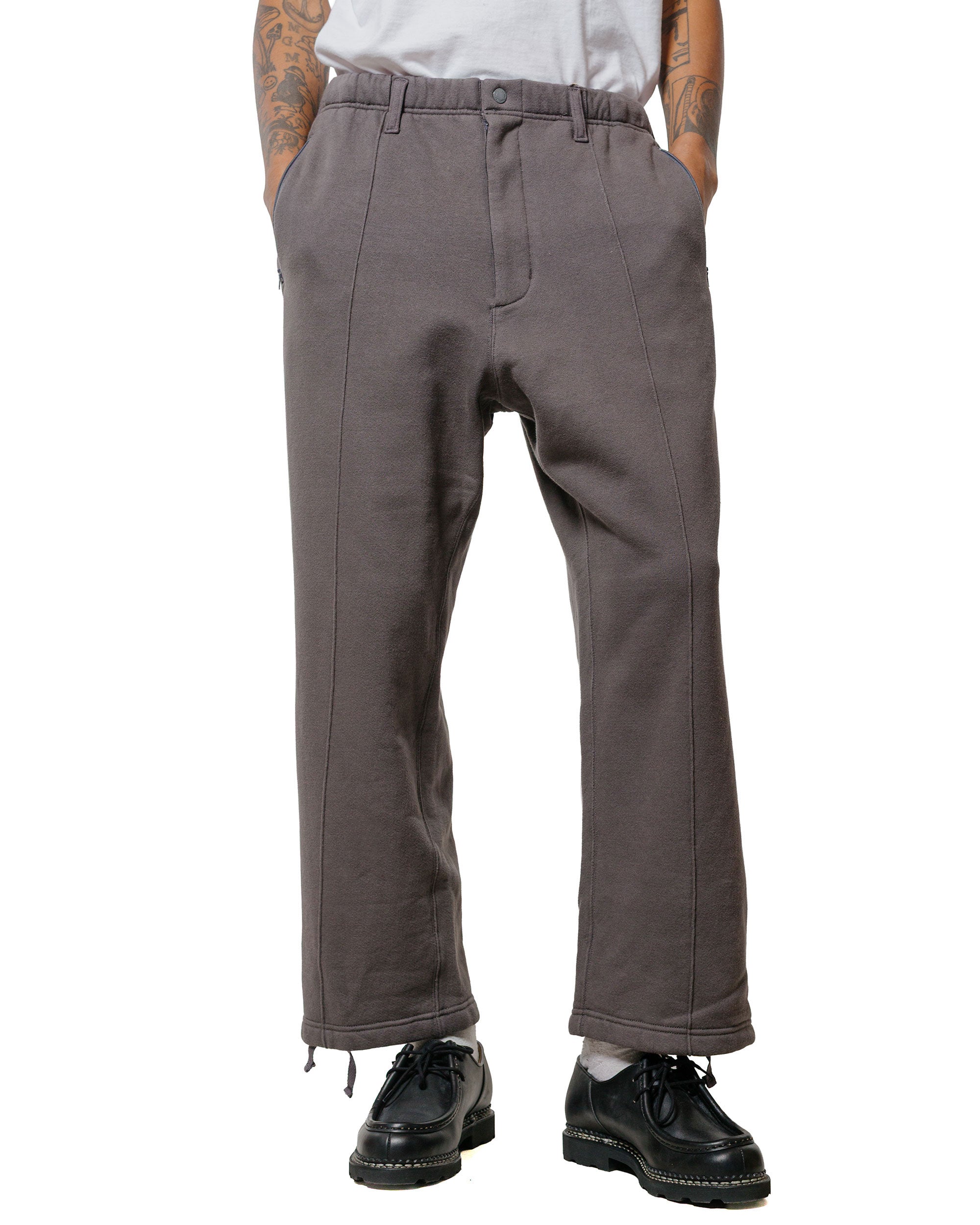 Engineered Garments Knit Leisure Pant Graphite 12oz Cotton Fleece