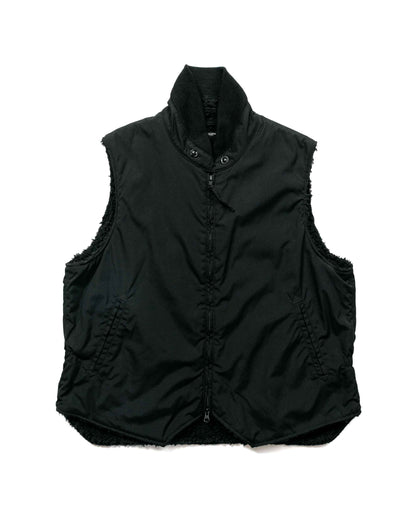 Engineered Garments LL Vest Black PC Poplin