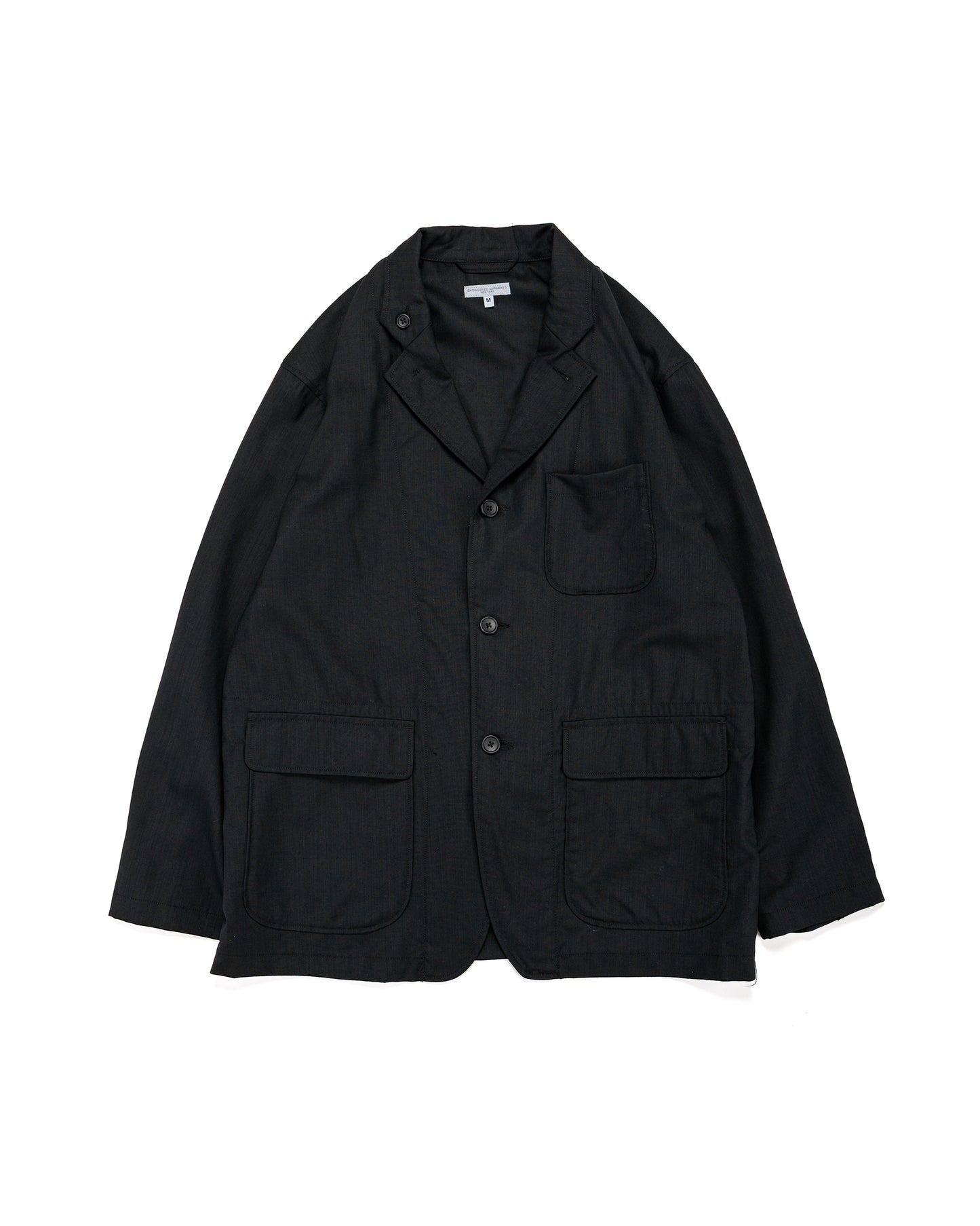 Engineered Garments Loiter Jacket Black Tropical Wool