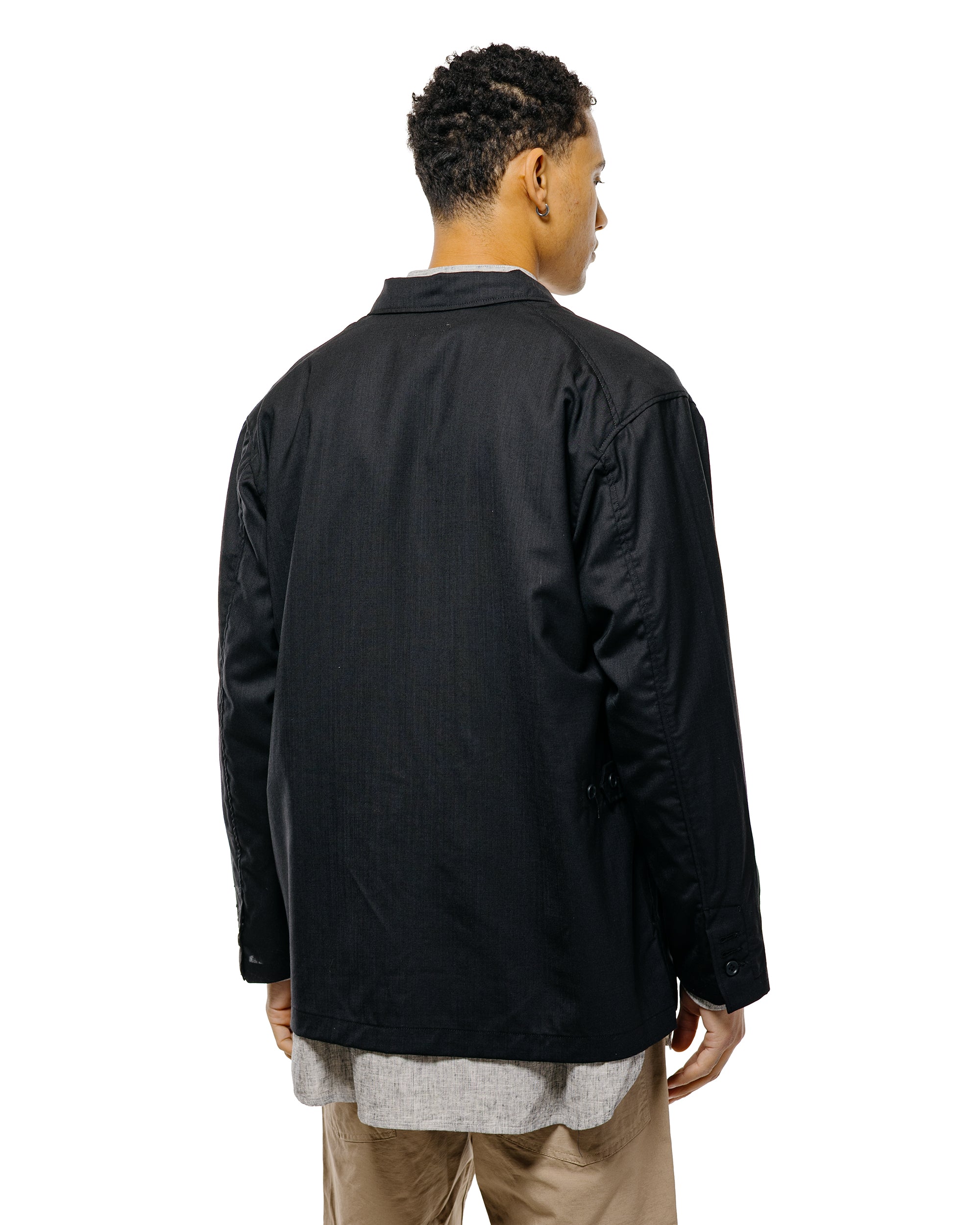 Engineered Garments Loiter Jacket Black Tropical Wool