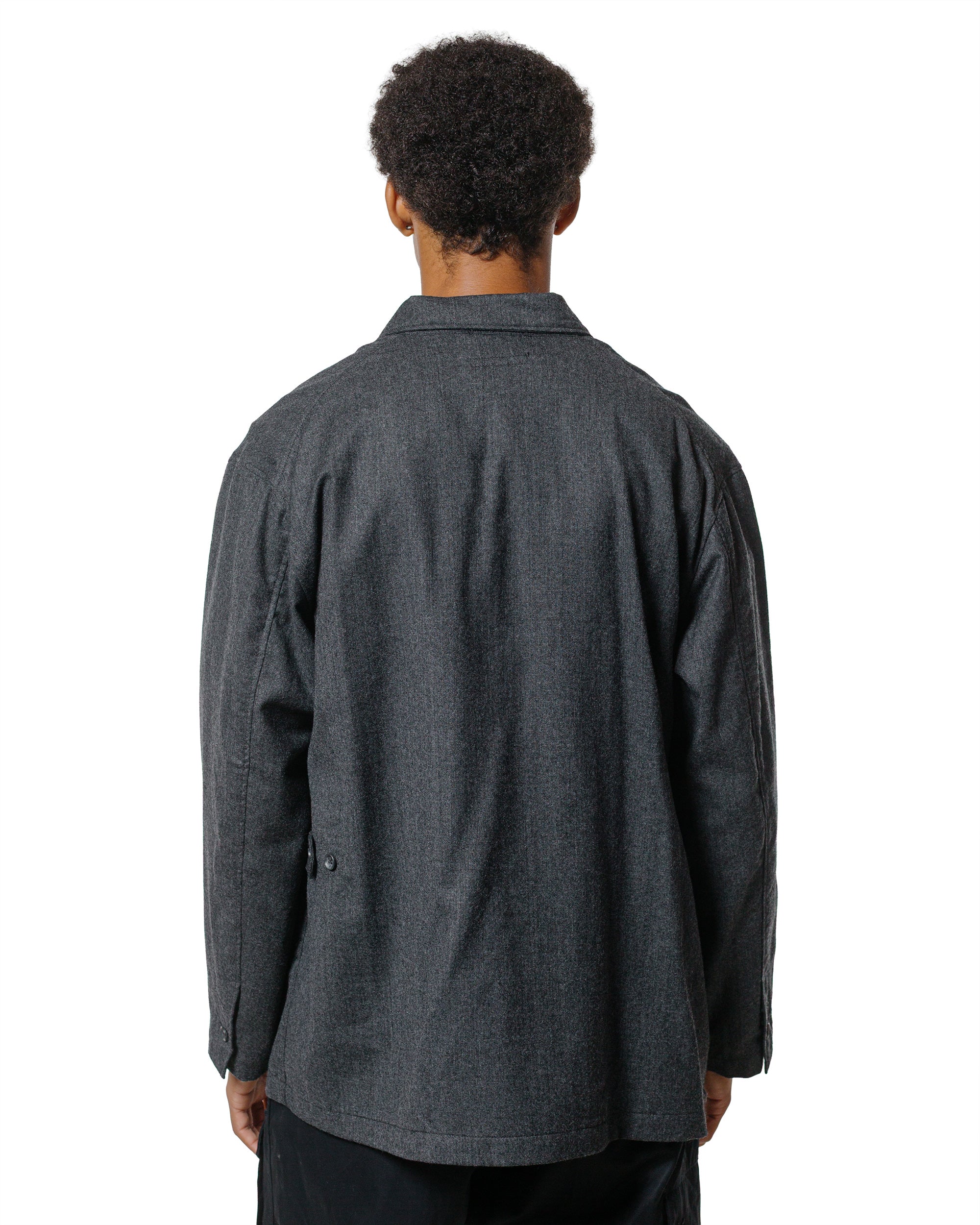 Engineered Garments Loiter Jacket Charcoal High Count Worsted Wool