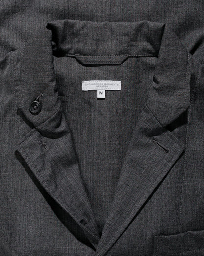 Engineered Garments Loiter Jacket Charcoal Tropical Wool