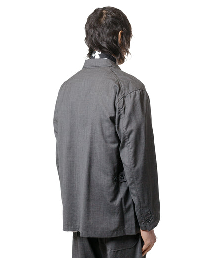 Engineered Garments Loiter Jacket Charcoal Tropical Wool