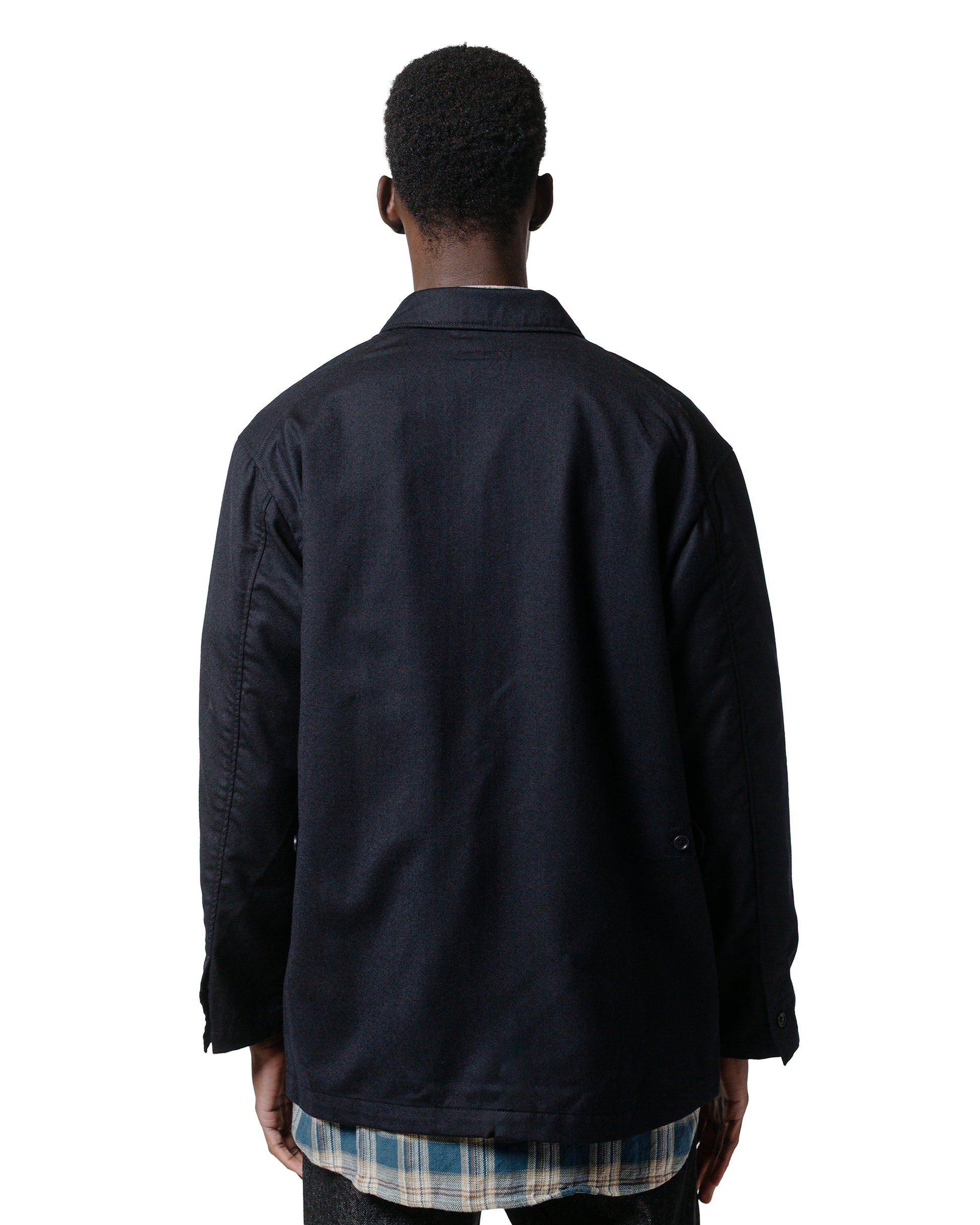 Engineered Garments Loiter Jacket Dark Navy High Count Worsted Wool