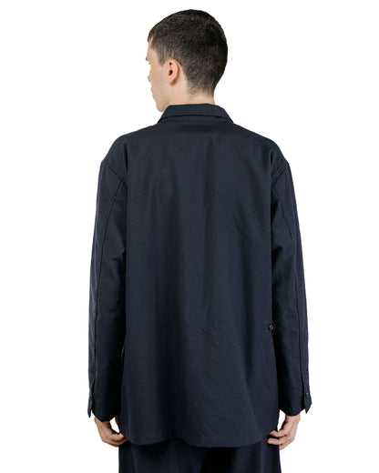 Engineered Garments Loiter Jacket Dark Navy Wool Uniform Serge