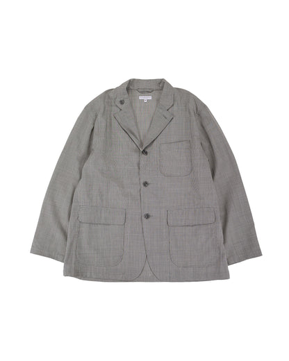 lost & found Engineered Garments Engineered Garments Loiter Jacket Grey Micro Houndstooth Tropical Wool