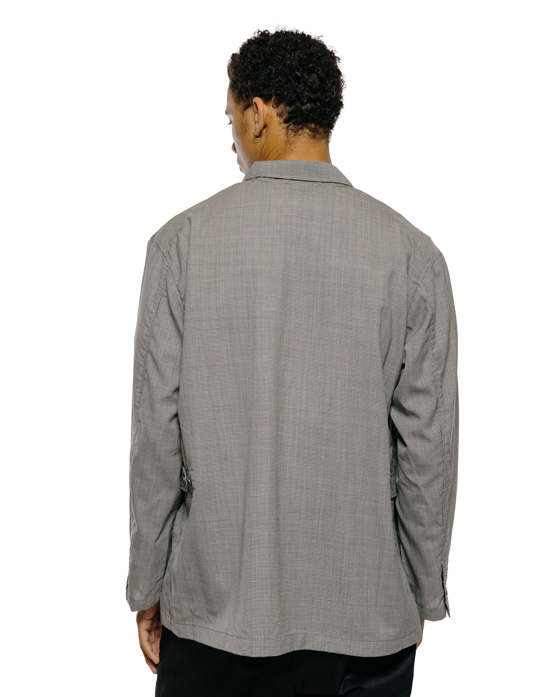 lost & found Engineered Garments Engineered Garments Loiter Jacket Grey Micro Houndstooth Tropical Wool