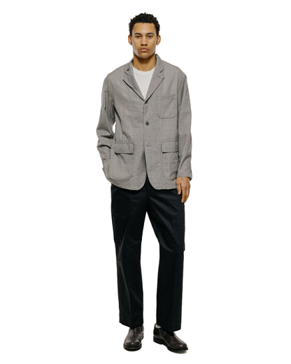 lost & found Engineered Garments Engineered Garments Loiter Jacket Grey Micro Houndstooth Tropical Wool