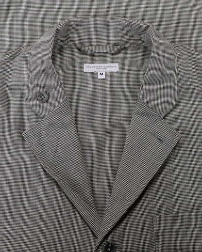 lost & found Engineered Garments Engineered Garments Loiter Jacket Grey Micro Houndstooth Tropical Wool