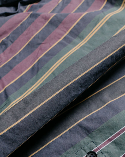 Engineered Garments Loiter Jacket Multi Colour Regimental Stripe fabric