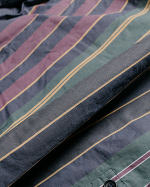 Engineered Garments Loiter Jacket Multi Colour Regimental Stripe fabric