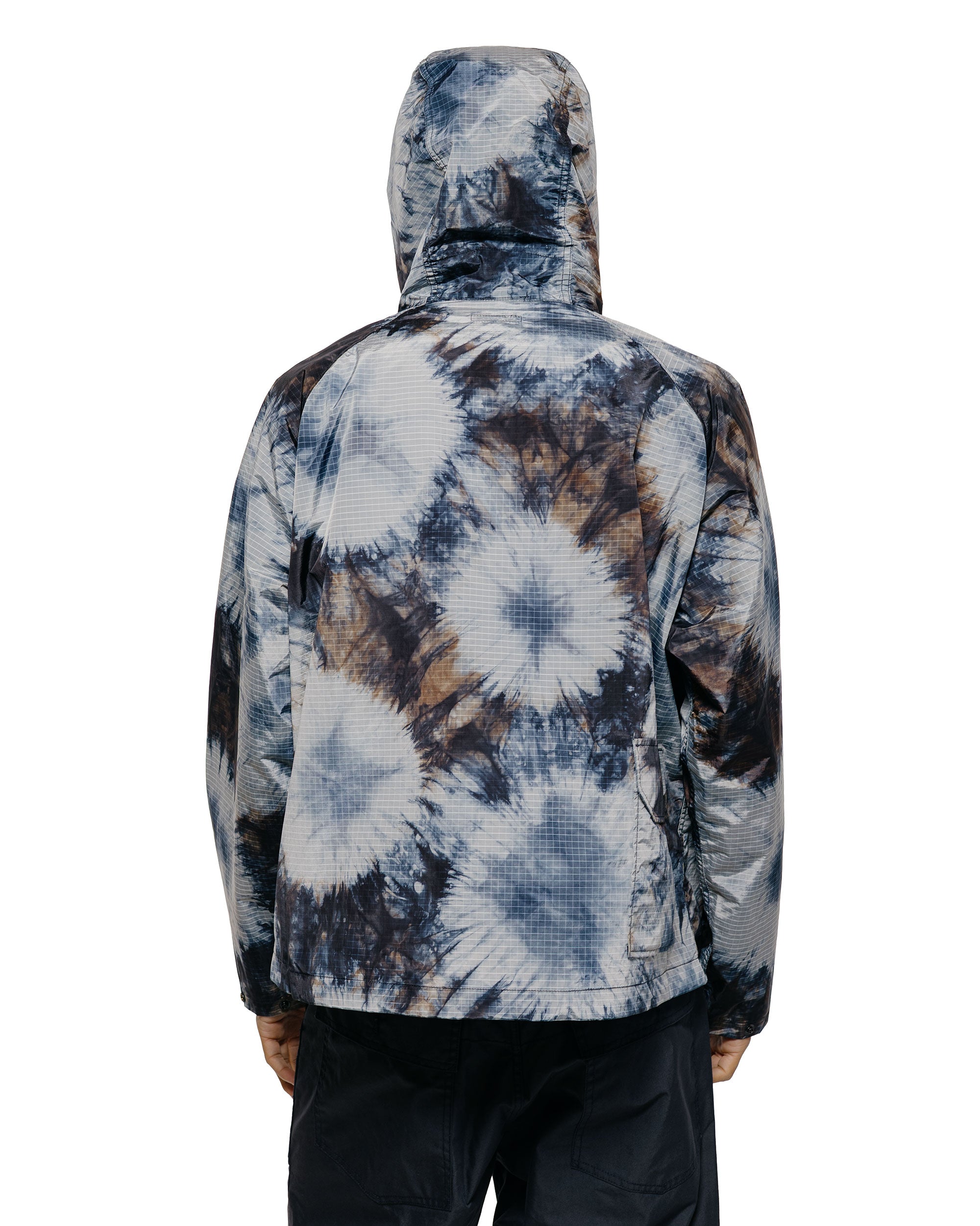 【2026SS】Engineered Garments Lt Parka Engineered Garments Lt Parka Navy Nylon Tie Dye Print Ripstop