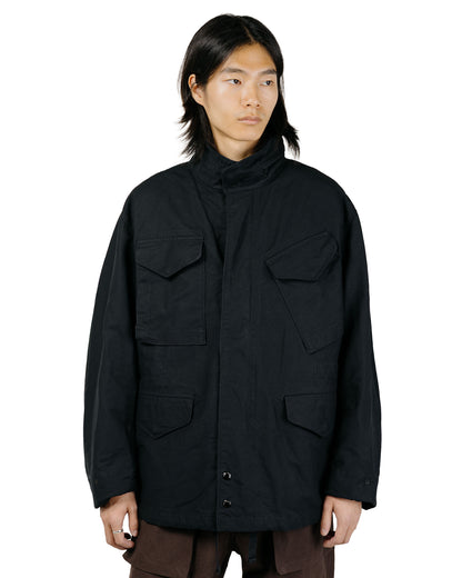 Engineered Garments M65 Field Jacket Black Cotton Double Cloth