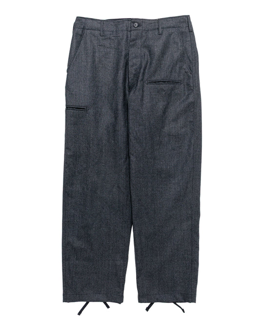 Engineered Garments NNP Pant Charcoal High Count Worsted Wool