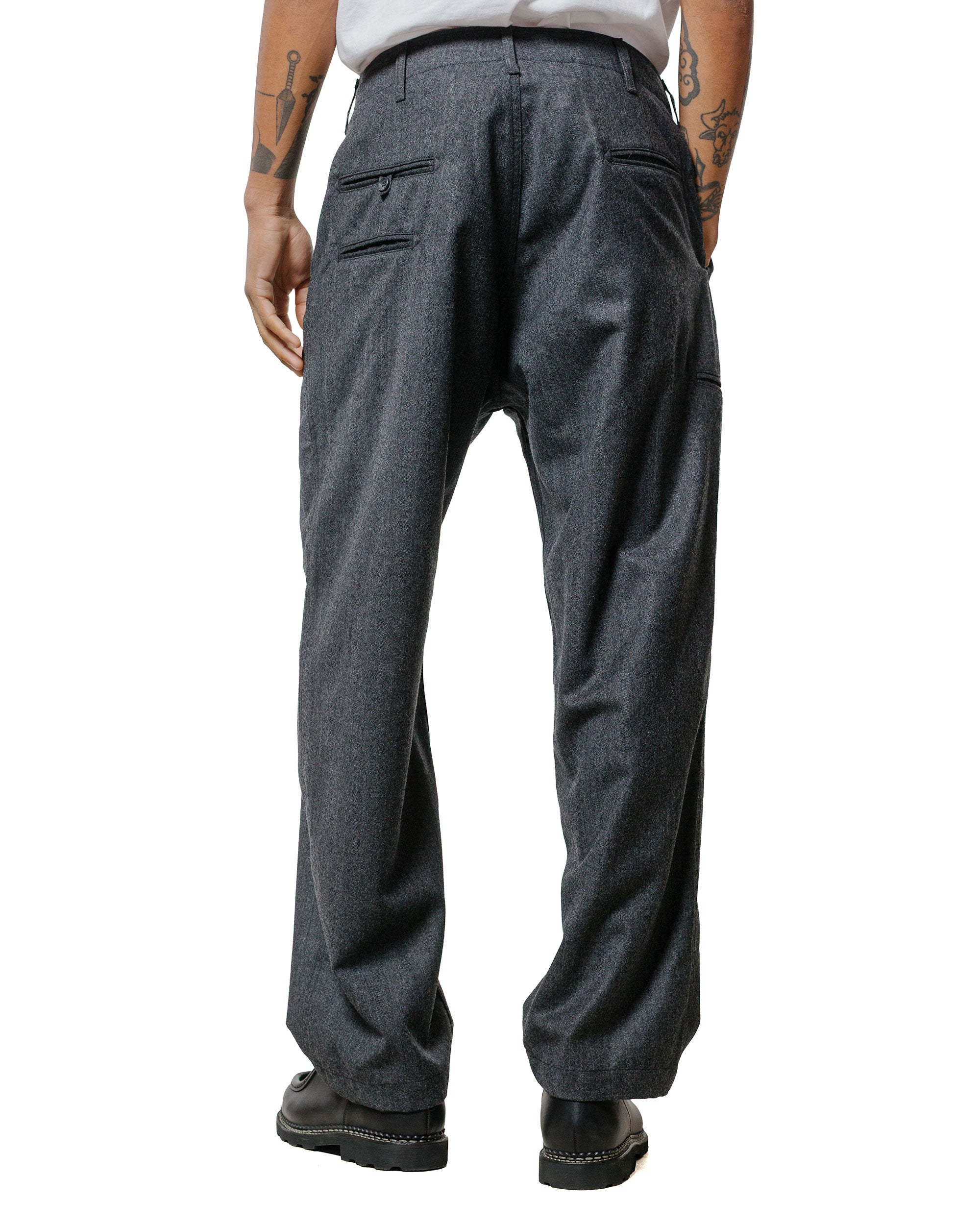 Engineered Garments NNP Pant Charcoal High Count Worsted Wool