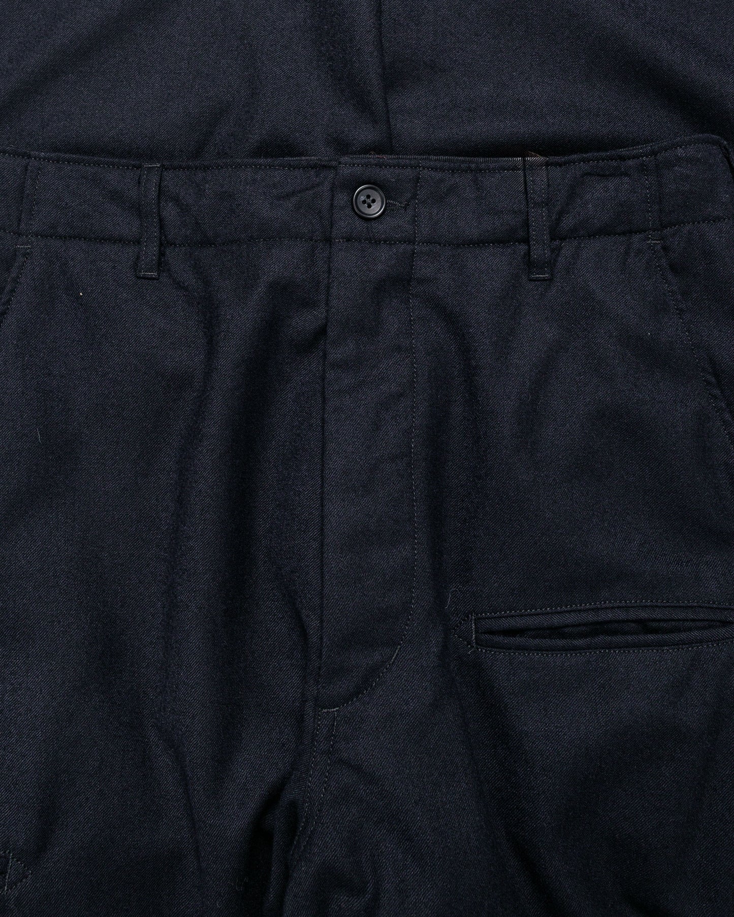 Engineered Garments NNP Pant Dark Navy High Count Worsted Wool
