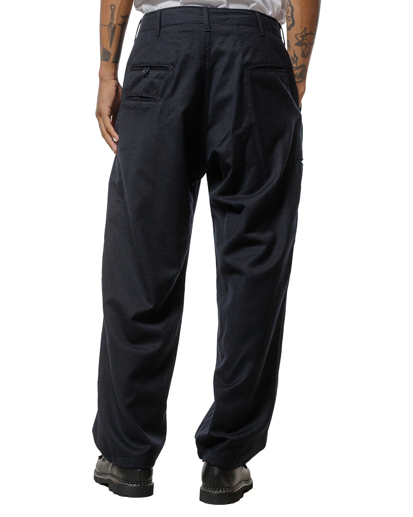 Engineered Garments NNP Pant Dark Navy High Count Worsted Wool