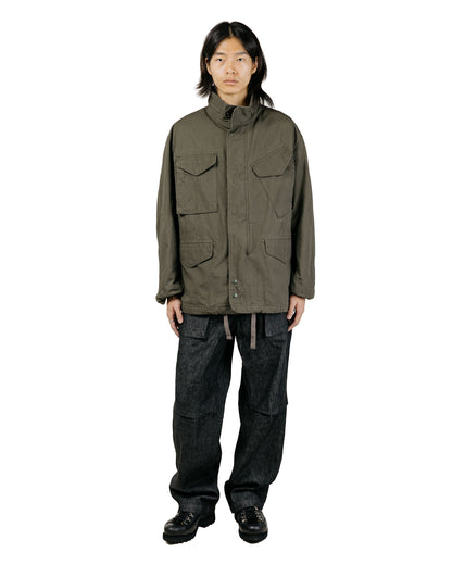 Engineered Garments Norwegian Army Pant Black Cotton Cone Denim
