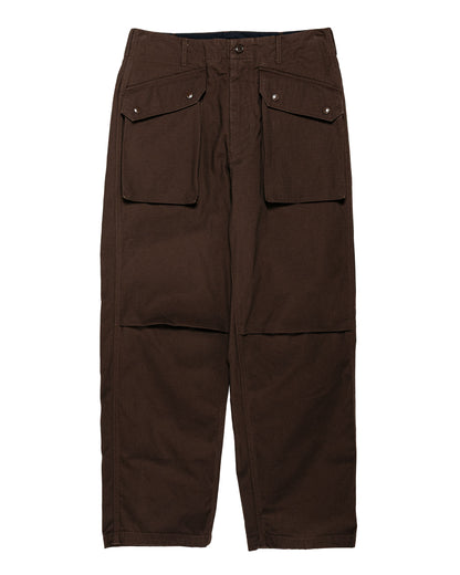 Engineered Garments Norwegian Army Pant Dark Brown Heavyweight Cotton Ripstop