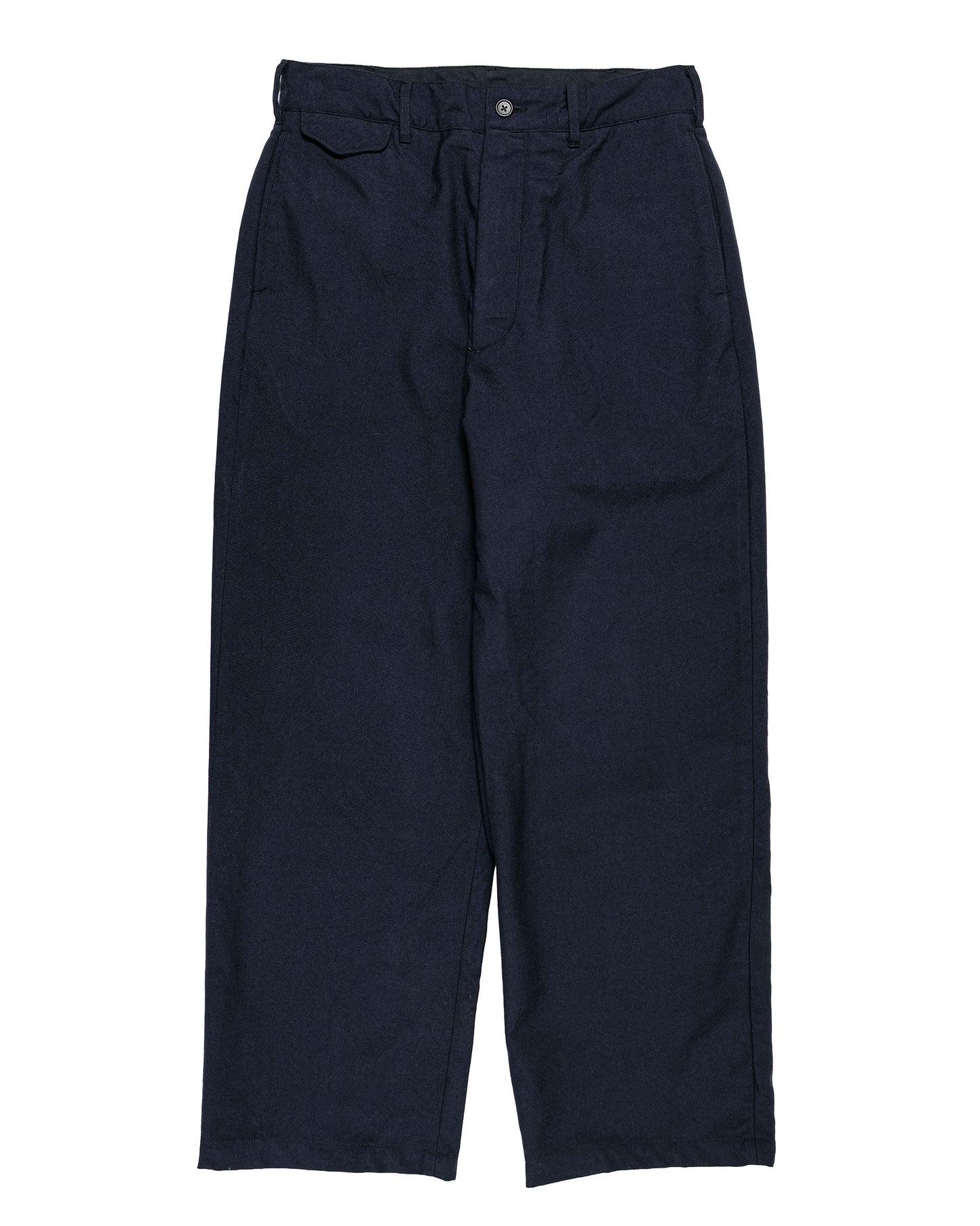 Engineered Garments Officer Pant Dark Navy Wool Uniform Serge