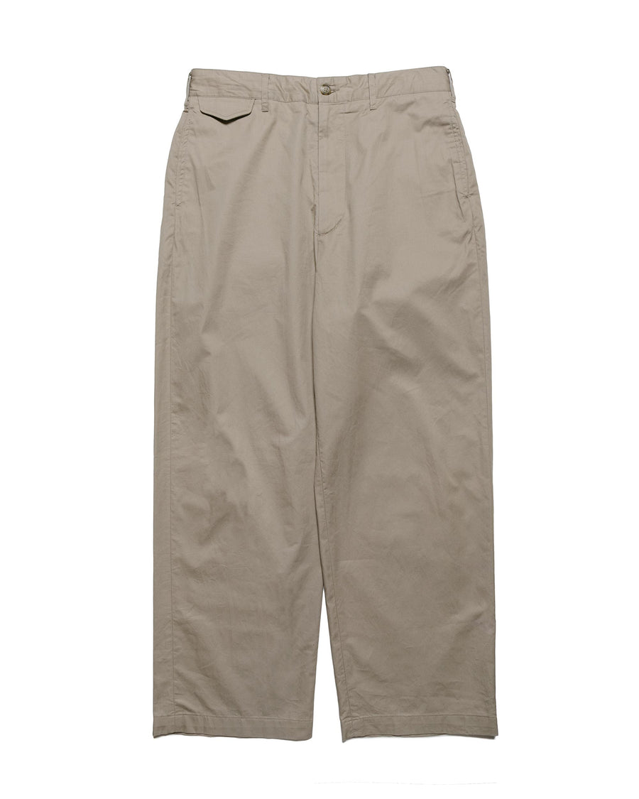 Engineered Garments Officer Pant in Black Twill