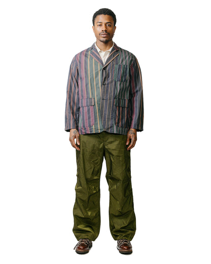 Engineered Garments Over Pant Olive Nylon Ripstop model full