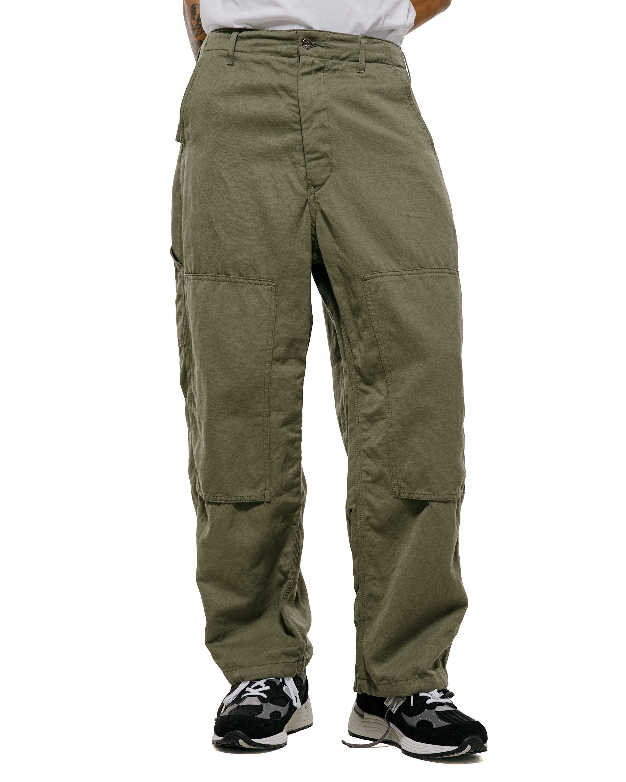 Engineered Garments Painter Pant Olive CL Heavy Twill